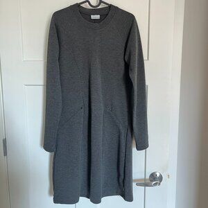 Columbia Firwood Ottoman Long Sleeve Dress, Dark Grey, size small, NWOT